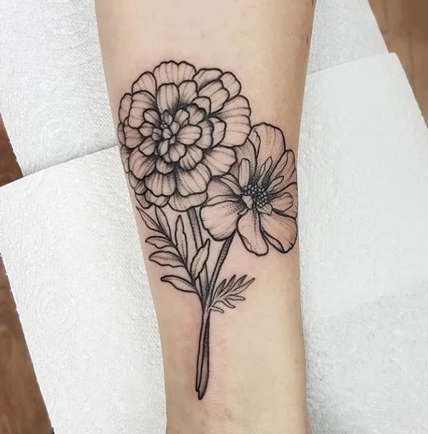 53 October Birth Flower Tattoo Ideas To Spread Positivity In 2024