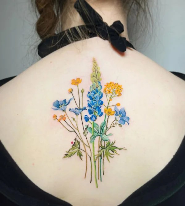 78 Exquisitely Meaningful Wildflower Tattoo Ideas for 2024