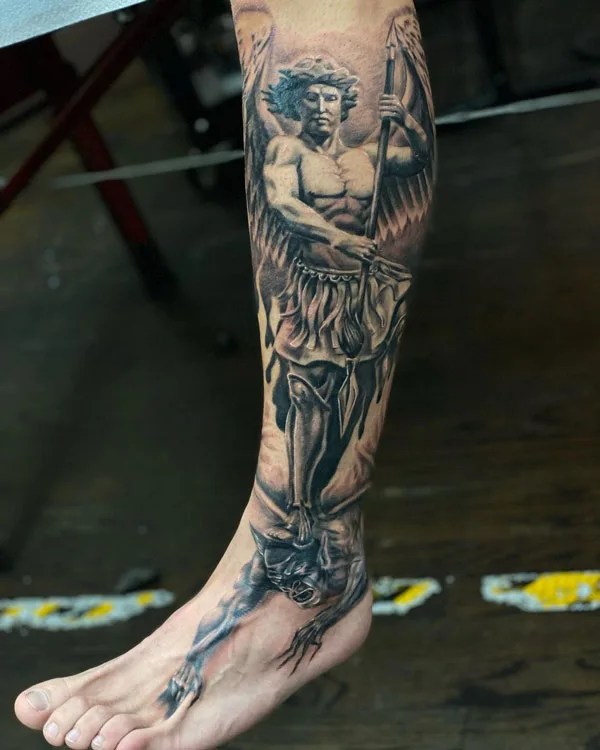 65 Unmissable St. Michael Tattoo Ideas with Enthralling Meaning
