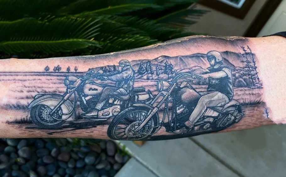 62 Exuberant Motorcycle Tattoo Ideas To Get In 2023