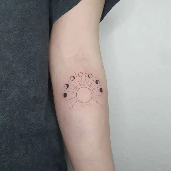 75 Inspiring Moon Phase Tattoo Ideas To Keep With You Forever
