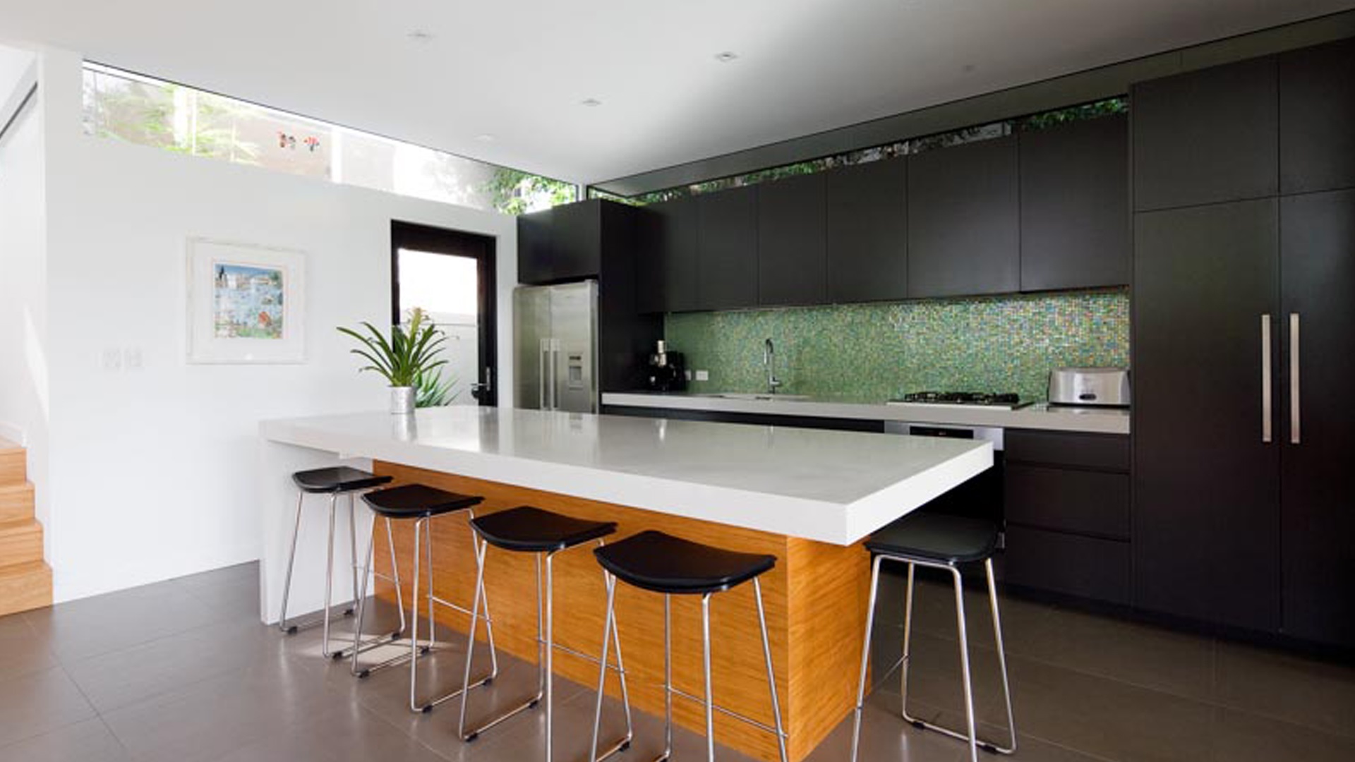 Island Bench Top with Waterfall AMC