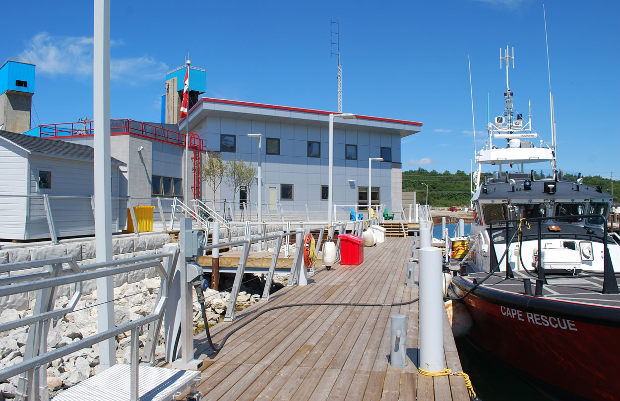 Canadian Coast Guard Search and Rescue Station Allan Avis Architects