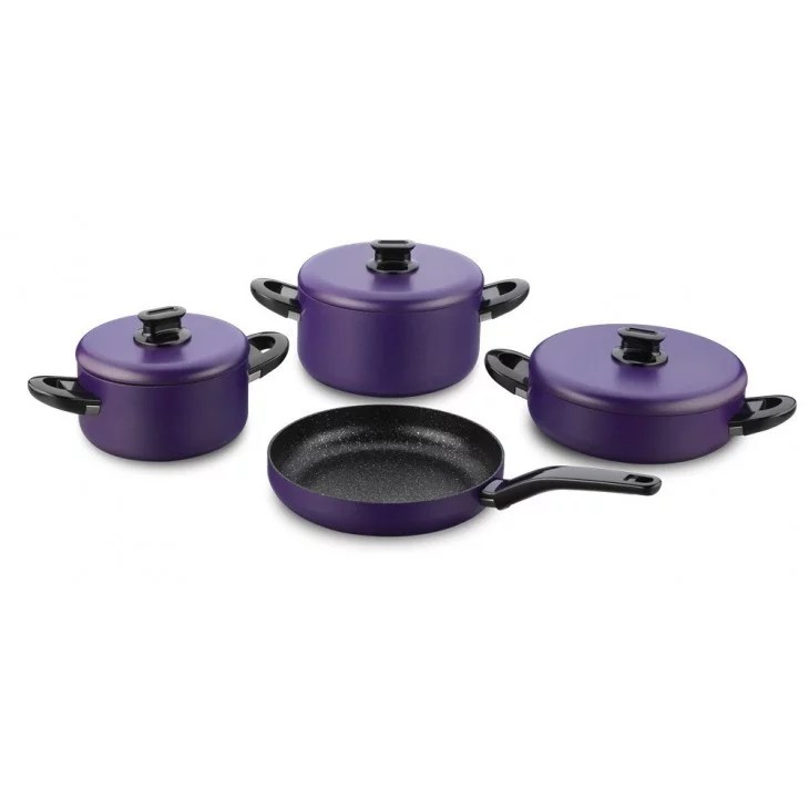 Vente BATTERIE DE CUISINE 7 PIÈCES CÉRAMIQUE KORKMAZ A1141