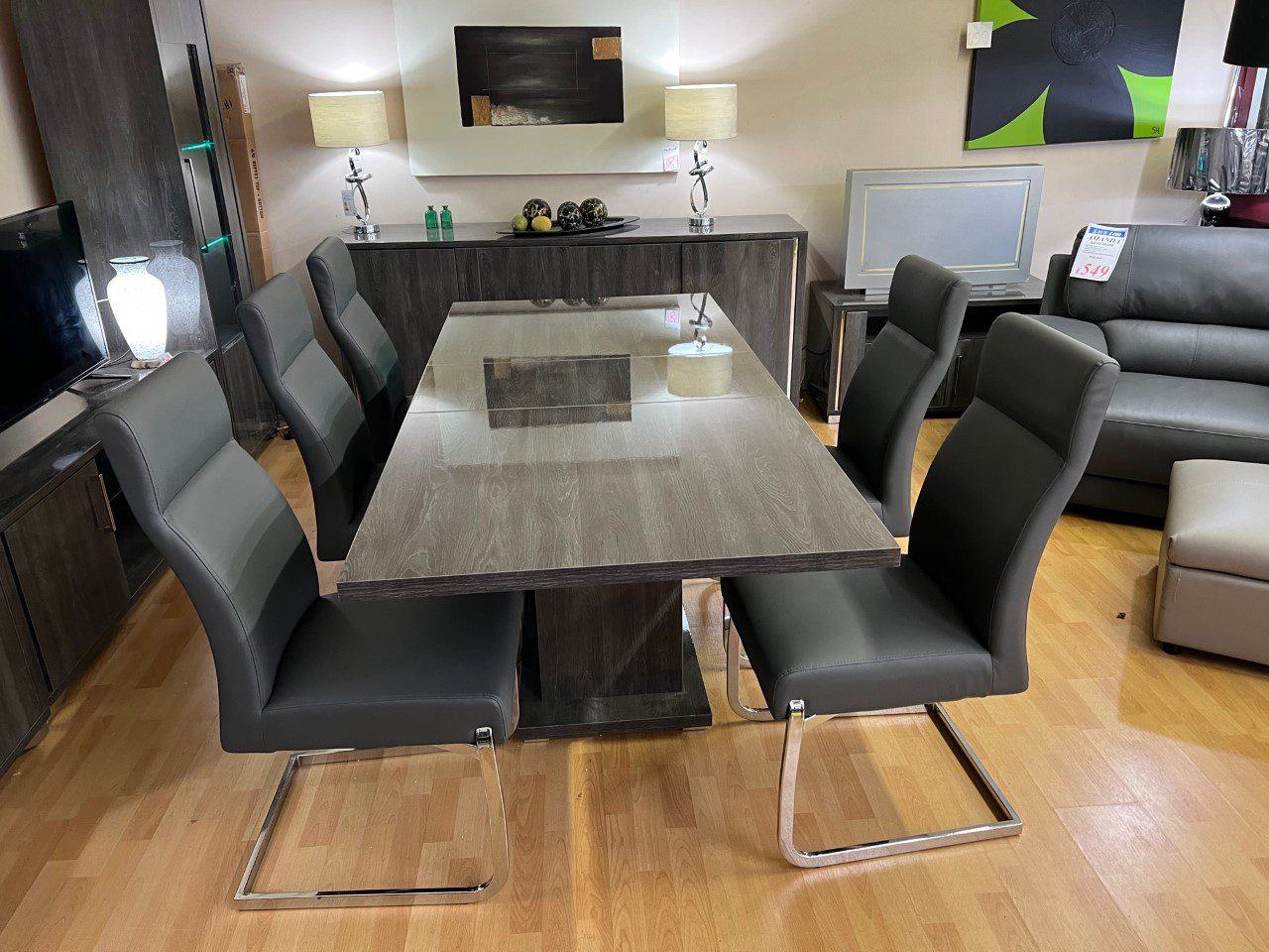 Armony Italian 3 Door Sideboard Allans Furniture & Flooring Warehouse