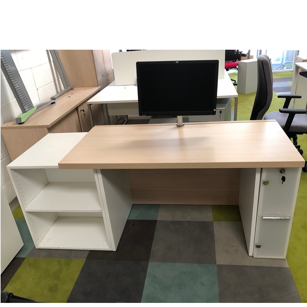 700mm Deep Desk with full Length Modesty Panel 11127 Allard Office