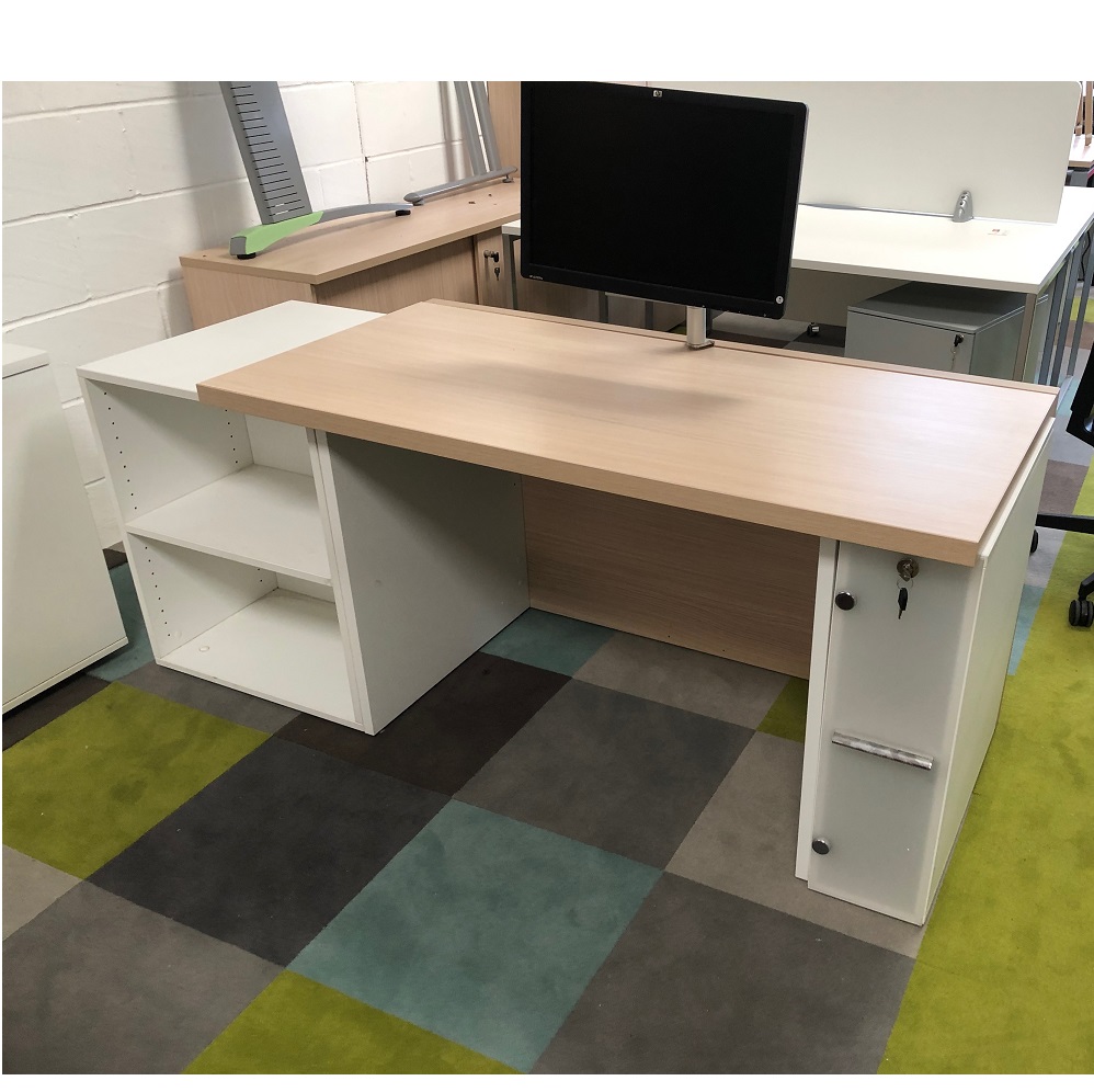 700mm Deep Desk with full Length Modesty Panel 11127 Allard Office
