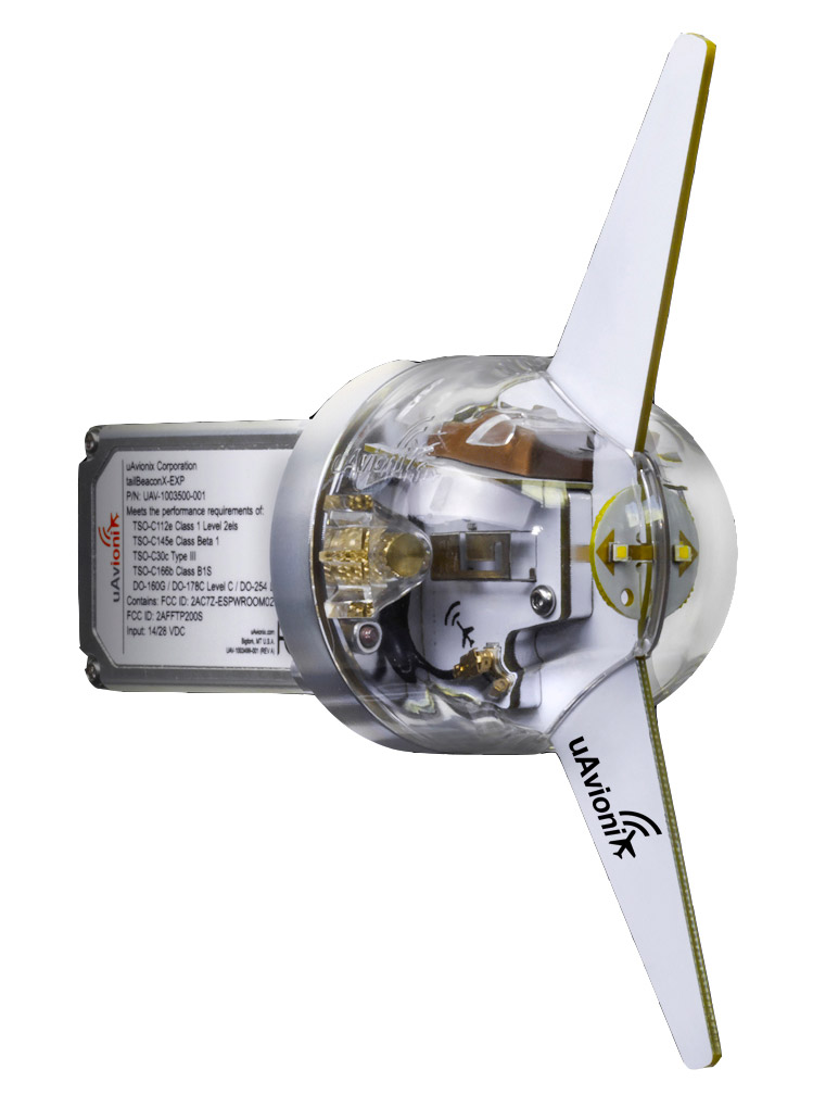 uAvionix tailBeaconX TSO ADSB Transponder