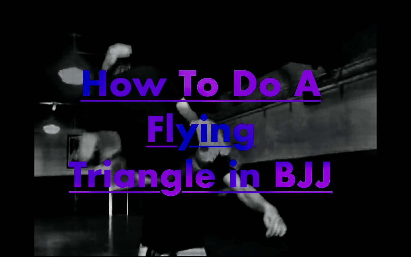How To Do a Flying Triangle in BJJ ALL BJJ