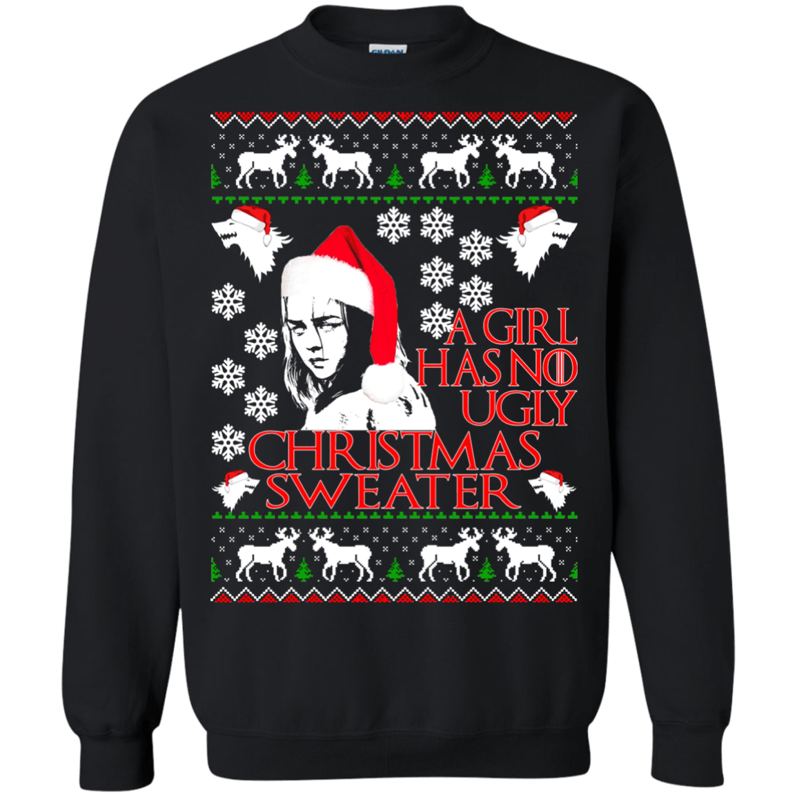 Game Of Thrones A Girl Has No Ugly Christmas Sweater