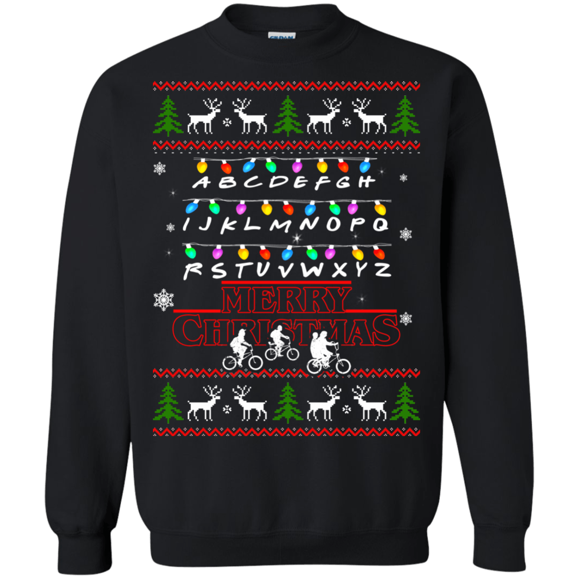 Merry Christmas Ugly Sweaters Stranger Things Merry Christmas Ugly Sweater, Sweatshirt