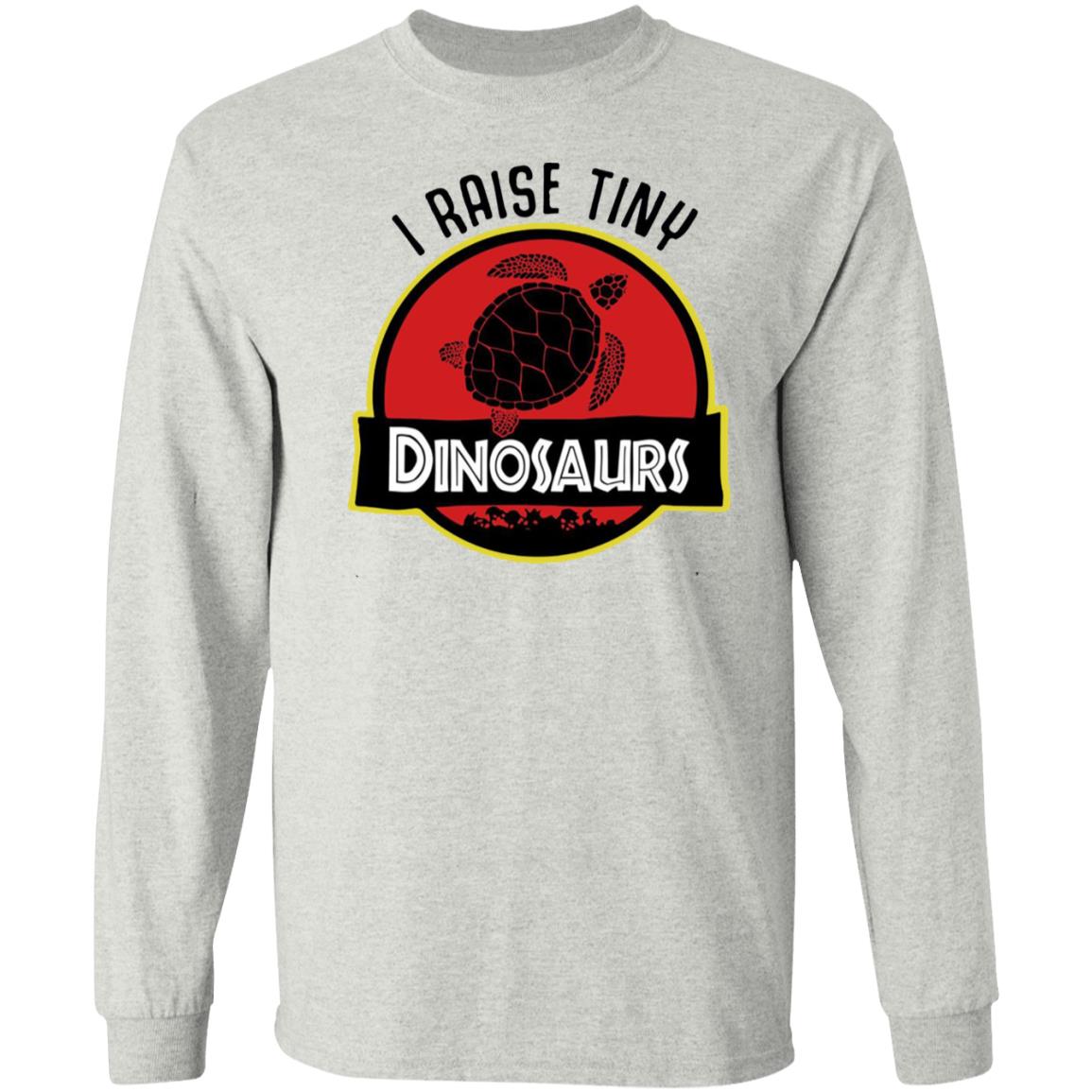 Turtle I Raise Tiny Dinosaurs Shirt Allbluetees