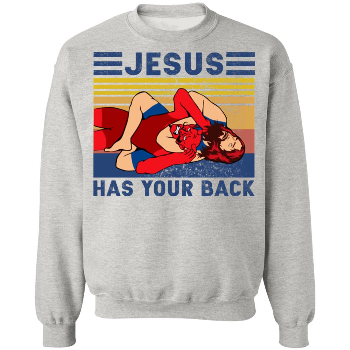Jesus Has Your Back Shirt, Hoodie, Sweatshirt Allbluetees Online T