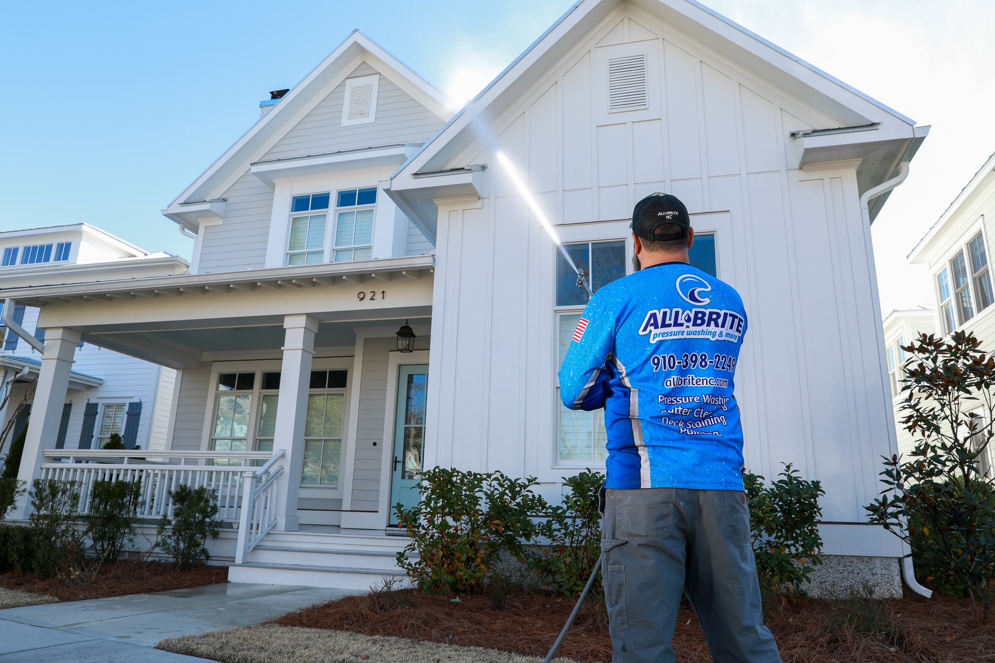 Pressure Washing Leland NC Allbrite Pressure Washing