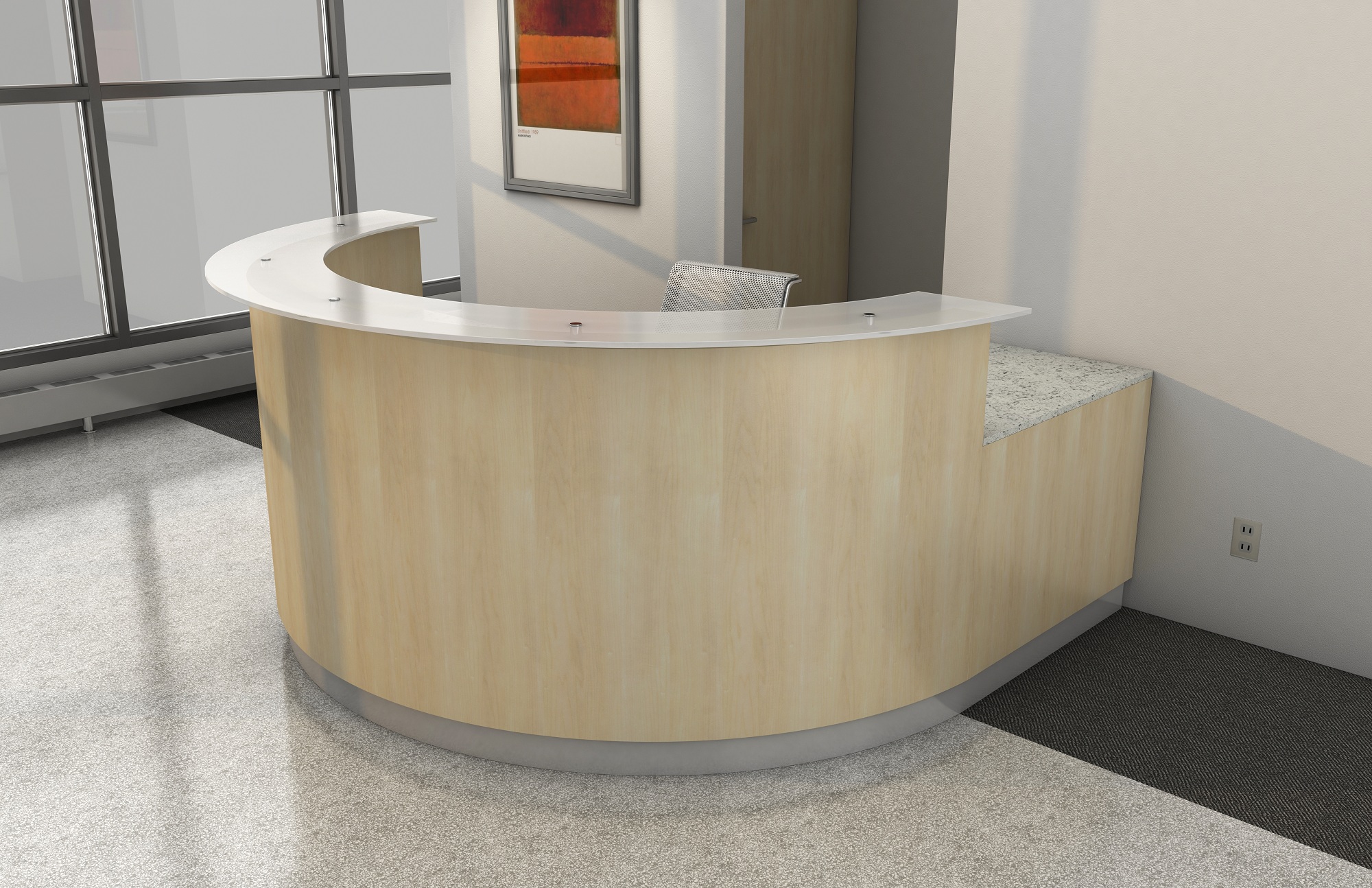 Reception Desks & Stations Virginia Reception Room Office Furniture