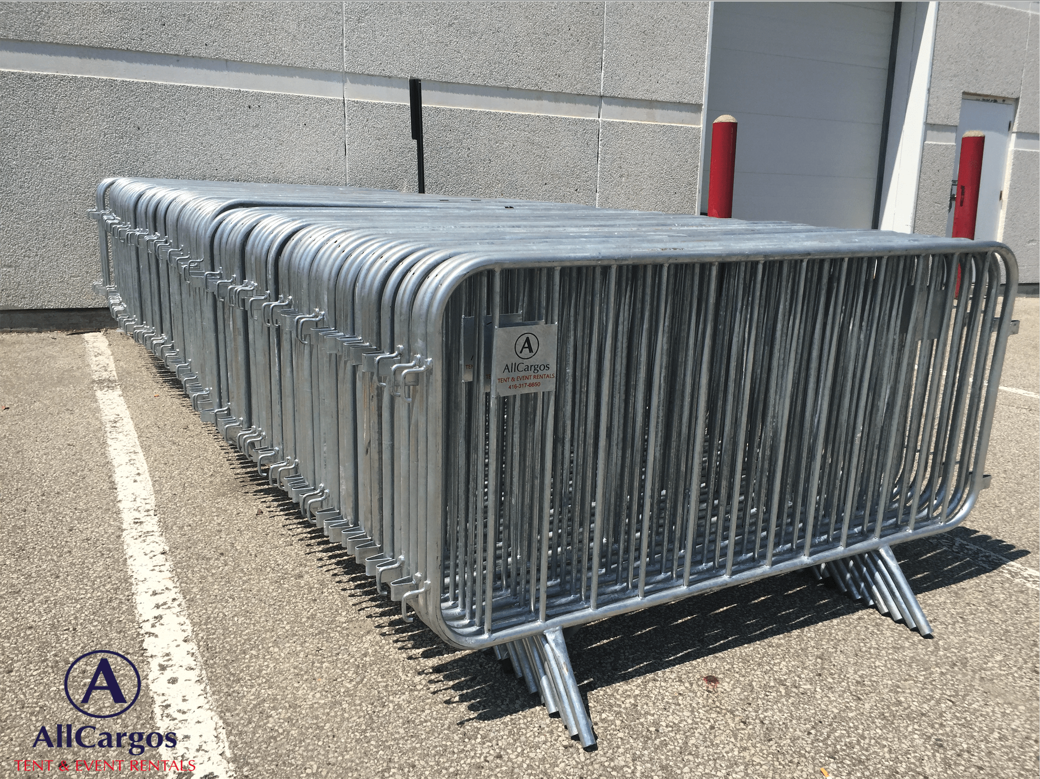 Crowd Control Barrier/Fence/Barricade AllCargos Tent & Event Rentals Inc