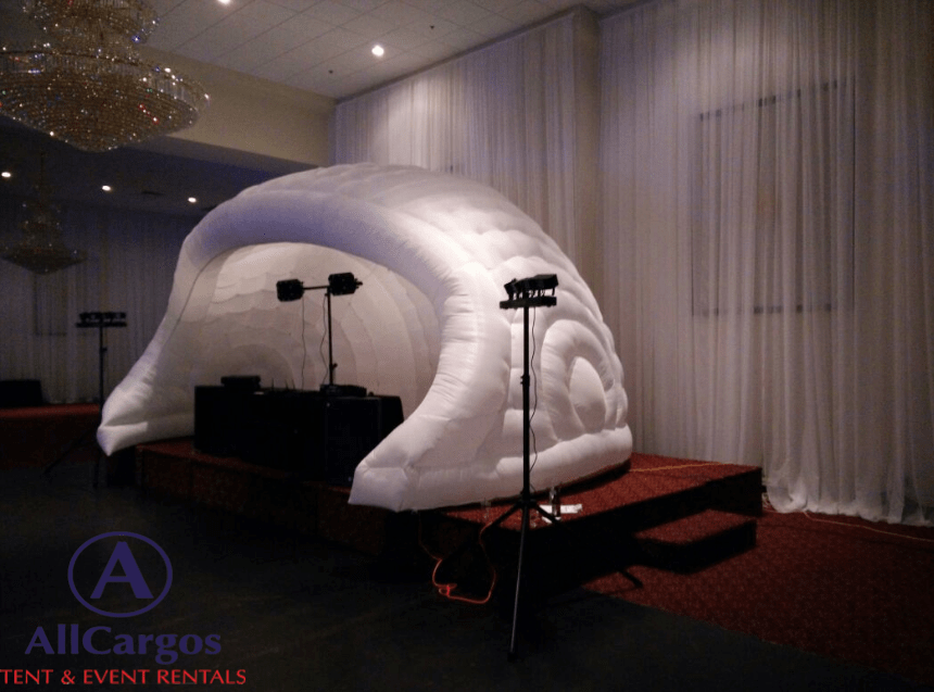 Inflatable Display White Domes AER Tent & Event Rentals Inc