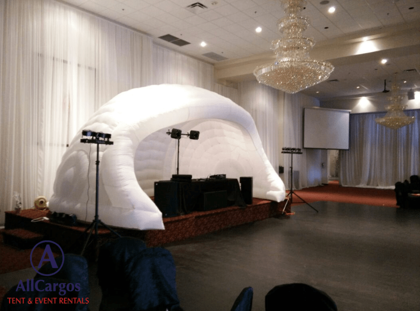 DJ Booth Dome AER Tent & Event Rentals Inc
