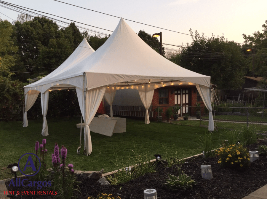 Backyard Party Tent Rental AER Tent & Event Rentals Inc