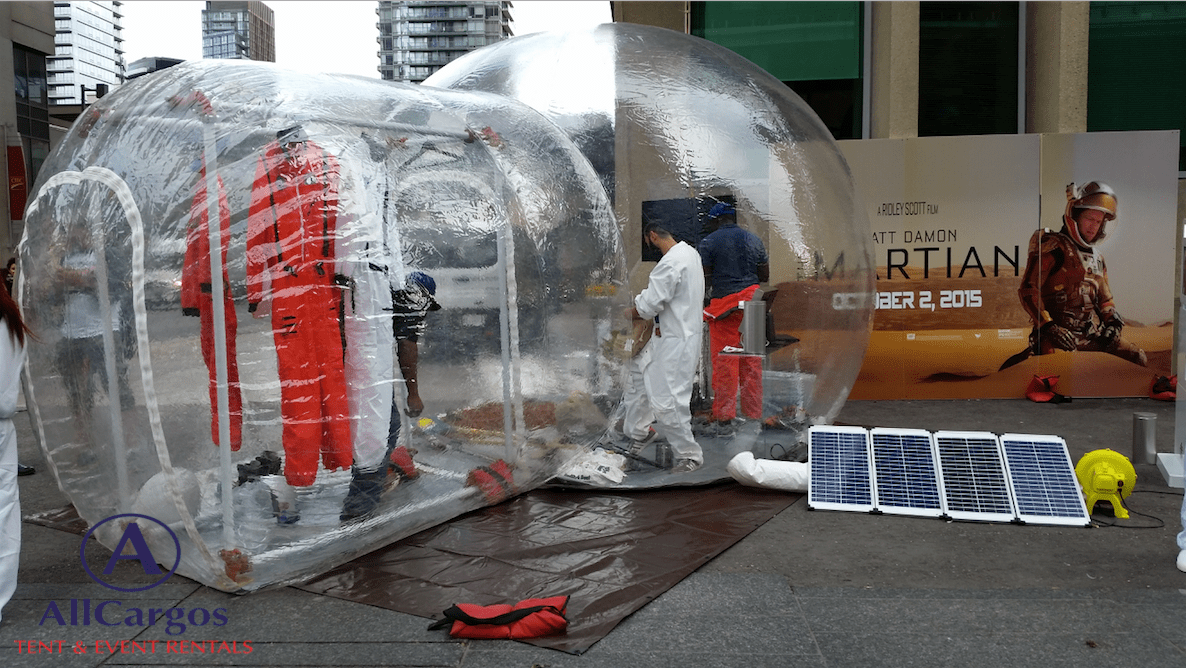 Inflatable Display Transparent Domes AER Tent & Event Rentals Inc