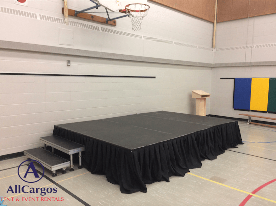 Portable Stage Platform AllCargos Tent & Event Rentals Inc
