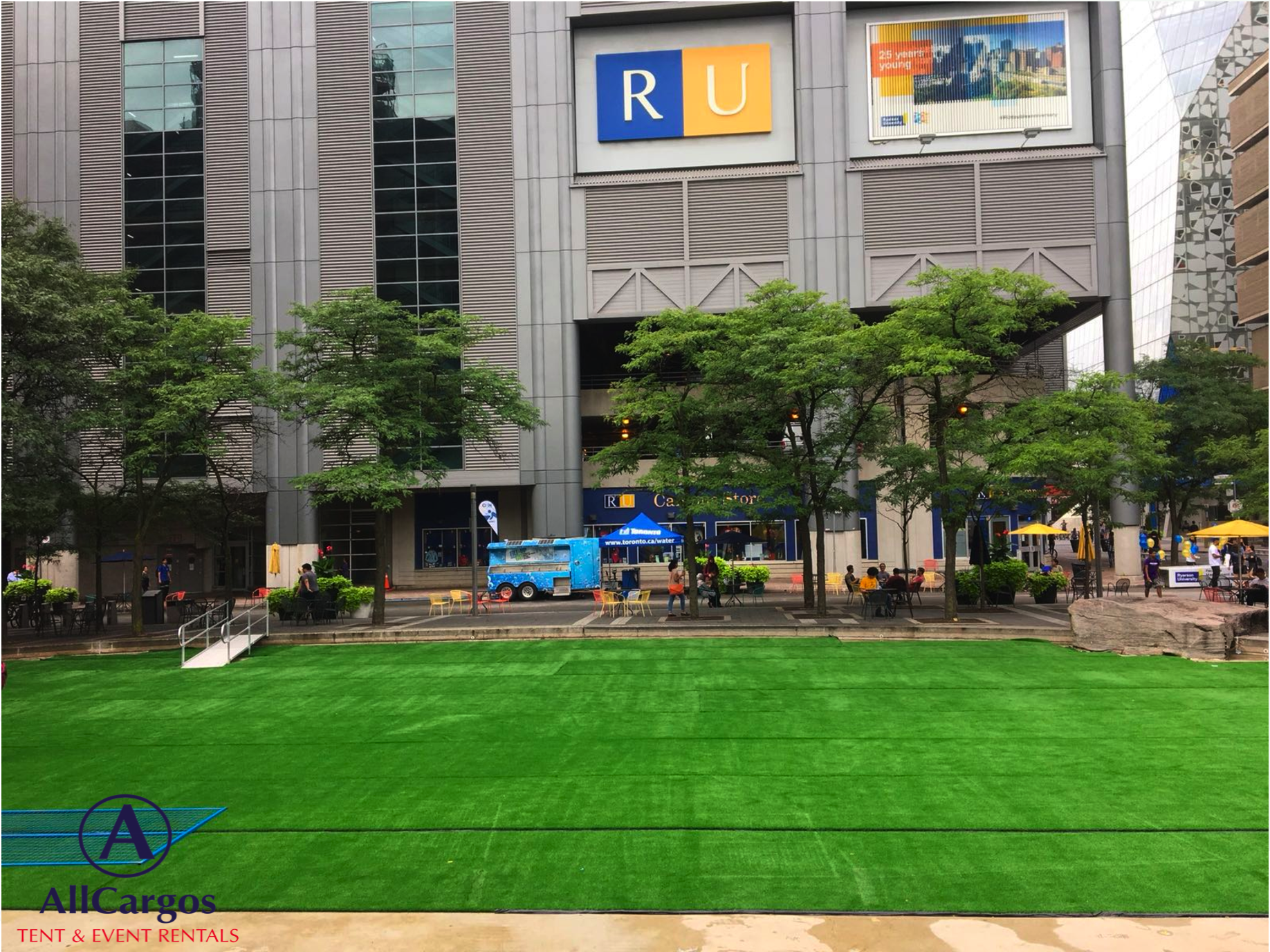 Ryerson University AstroTurf AER Tent & Event Rentals Inc