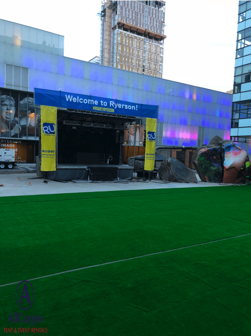 Ryerson University AstroTurf AER Tent & Event Rentals Inc