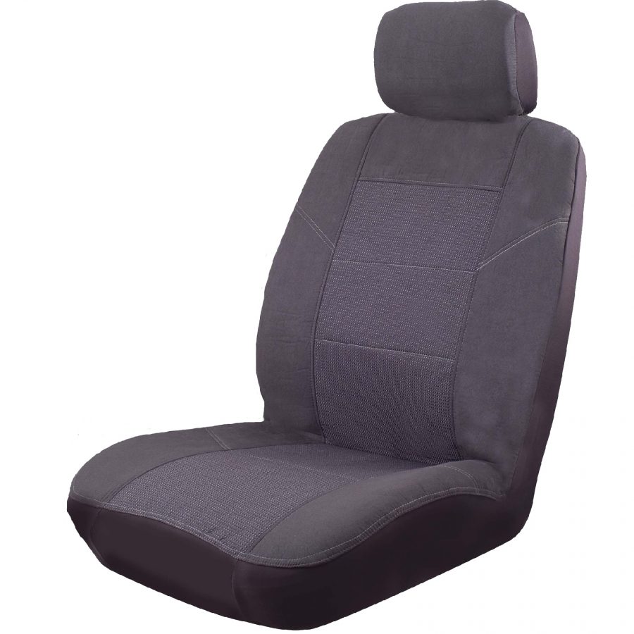 Toyota Prado Seat Covers (150 Series) Esteem Grey All Car Stuff