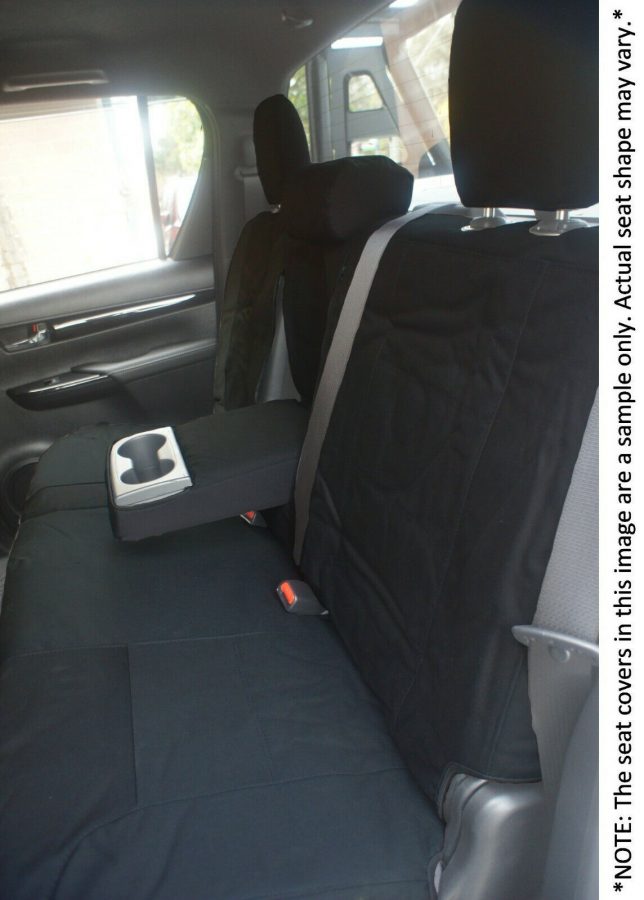 Canvas Seat Covers for Toyota Hilux Single Cab (Workmate/SR) 10/2015