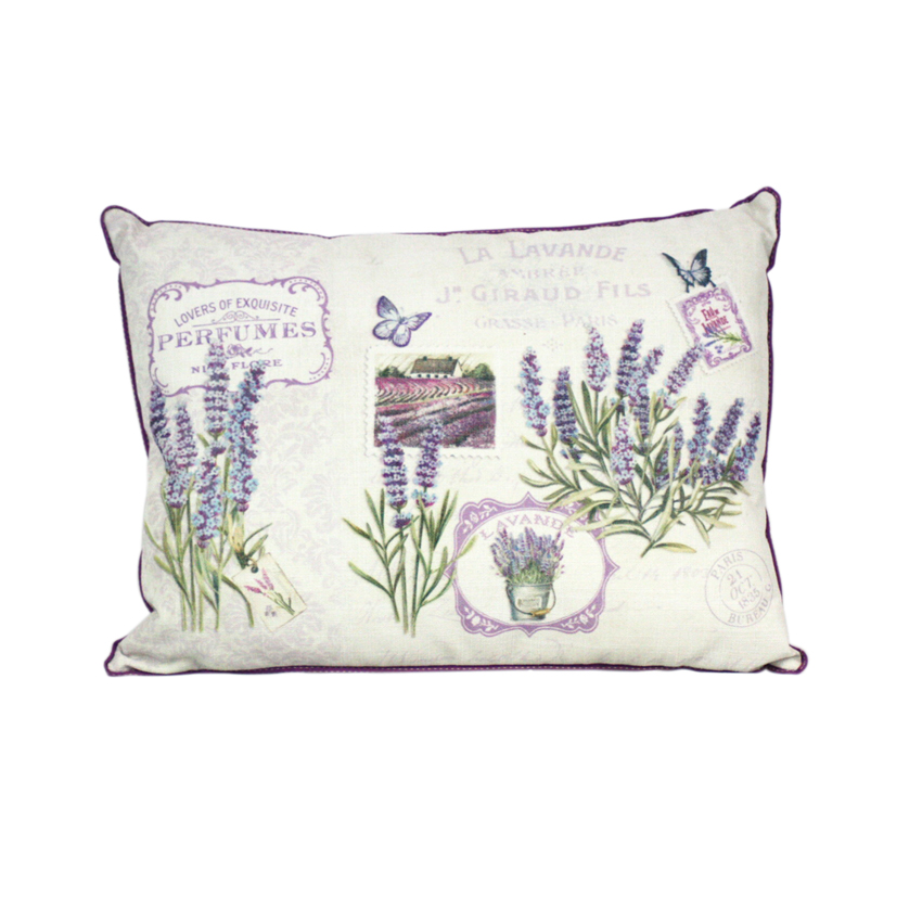 Lavender Print Cushion All Chic Home and Garden