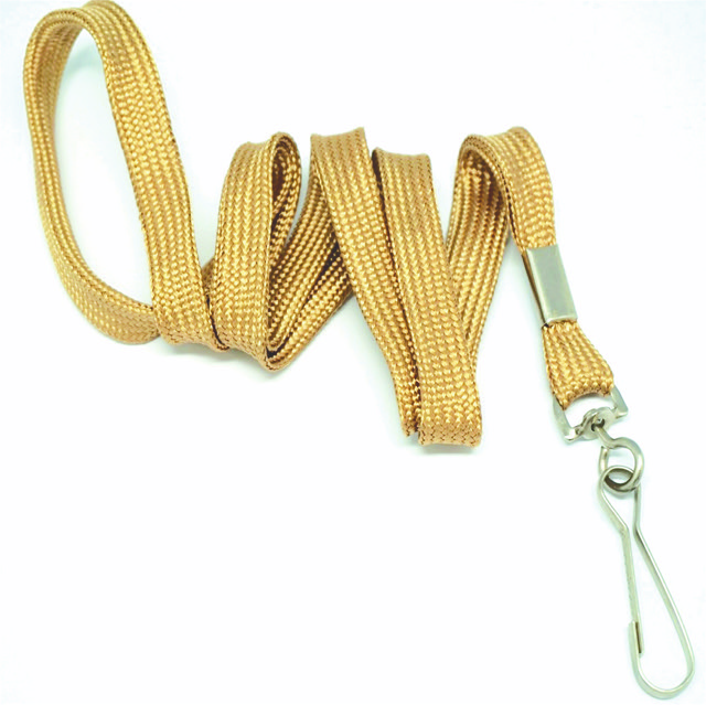 12mm Tubular lanyard with snap swivel hook metallic range All
