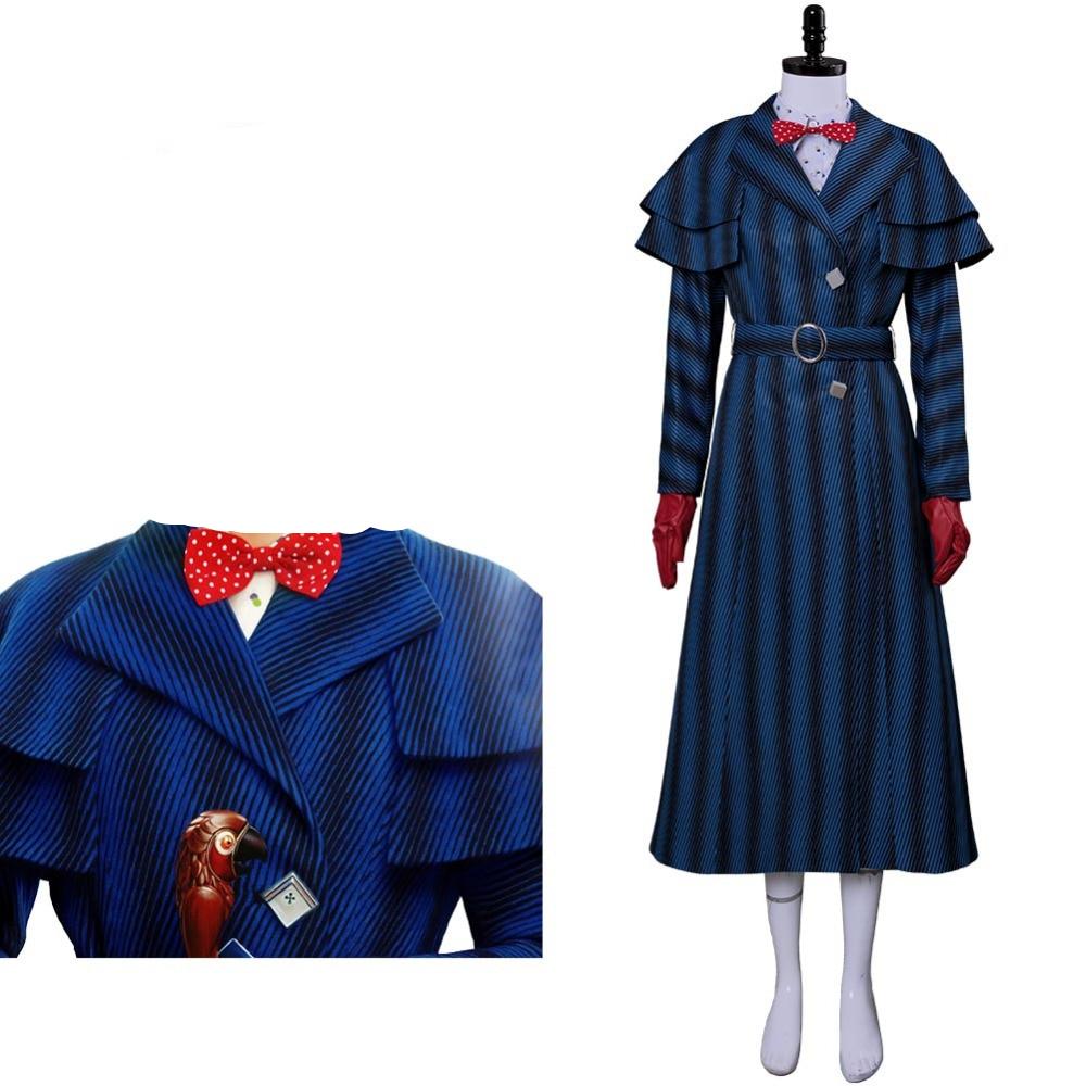 Mary Poppins Returns Coat Cosplay Costume For Women