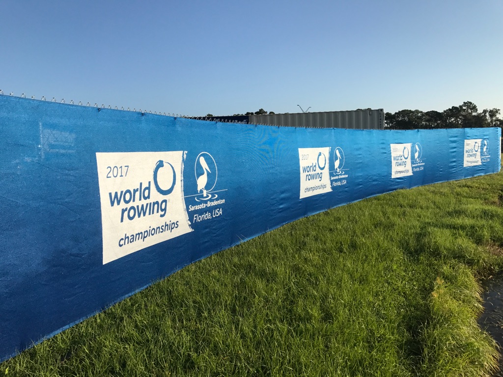 Direct Print Athletic Windscreen All Court Fabrics Tennis court