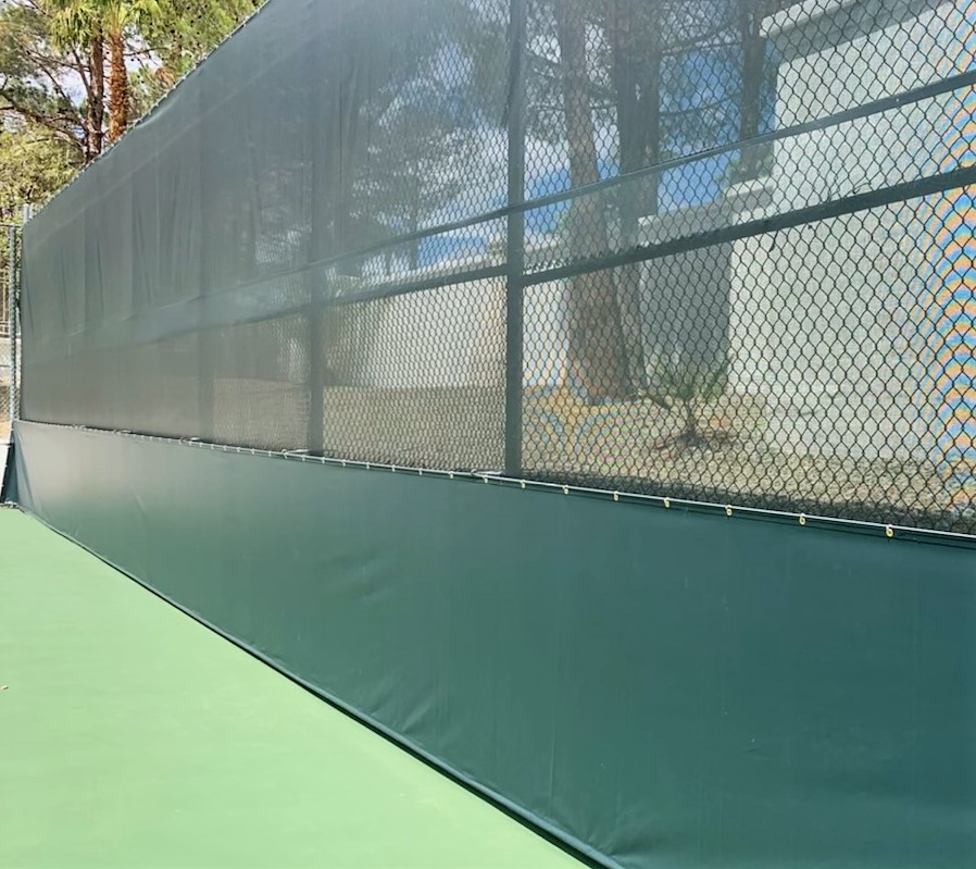 Seamless Tennis Windscreen Replacement All Court Fabrics Tennis