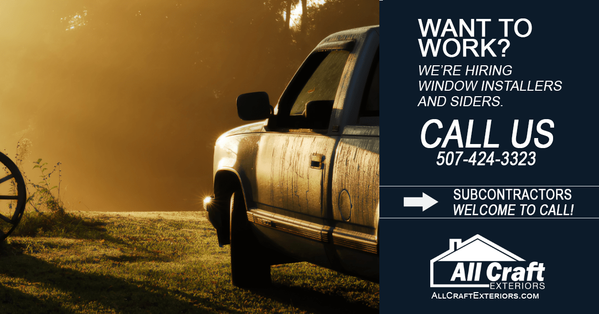 HIRING All Craft Exteriors