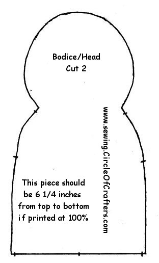 Rag Doll Sewing Pattern