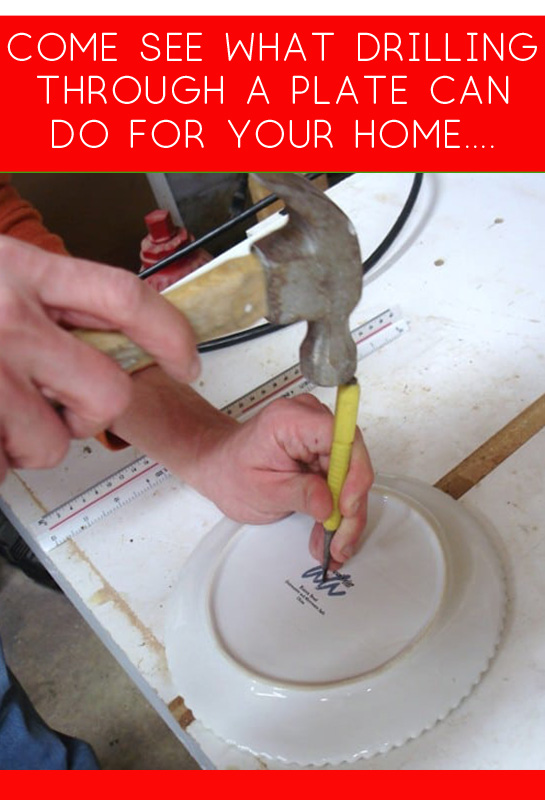 How to Turn Plates into Clocks all crafty things