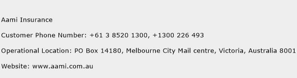 Aami Insurance Contact Number Aami Insurance Customer Service Number