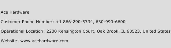 Ace Hardware Contact Number Ace Hardware Customer Service Number