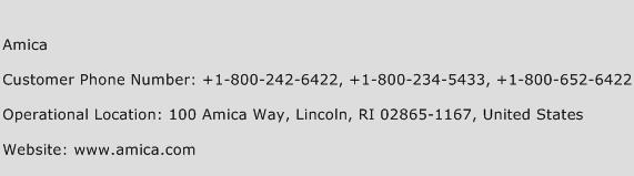 Amica Contact Number Amica Customer Service Number Amica Toll Free