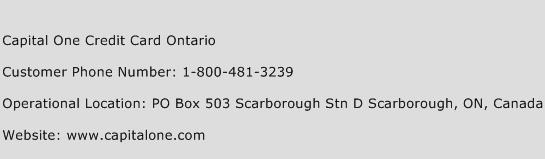 aboriginelledesigns Capital One Credit Card Customer Service Number