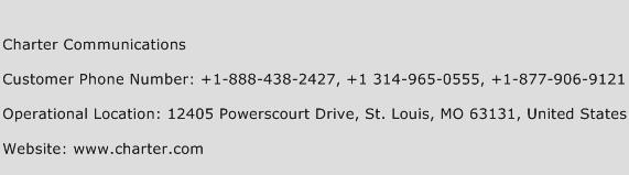 Charter Communications Contact Number Charter Communications Customer