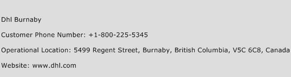 Dhl Burnaby Number Dhl Burnaby Customer Service Phone Number Dhl