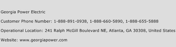 Power Electric Number Power Electric Customer Service