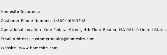 Homesite Insurance Number Homesite Insurance Customer Service Phone