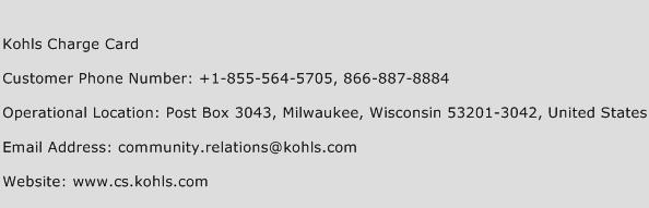 Kohl�s Customer Service Credit Card inspire referances 2022