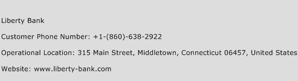 Liberty Bank Number Liberty Bank Customer Service Phone Number