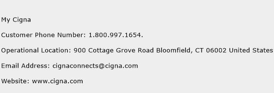 My Cigna Contact Number My Cigna Customer Service Number My Cigna