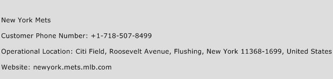 New York Mets Contact Number New York Mets Customer Service Number