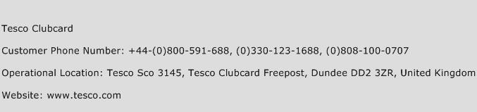 Tesco Clubcard Contact Number Tesco Clubcard Customer Service Number Tesco Clubcard Toll